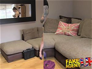 FakeAgentUK firm doggie-style banging in audition
