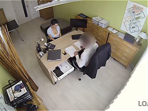 LOAN4K. large funbags and butt of Alex makes tricky agent very kinky