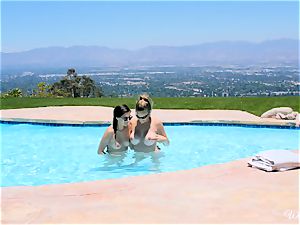 Shyla Jennings and Ryan Ryans after pool vag party